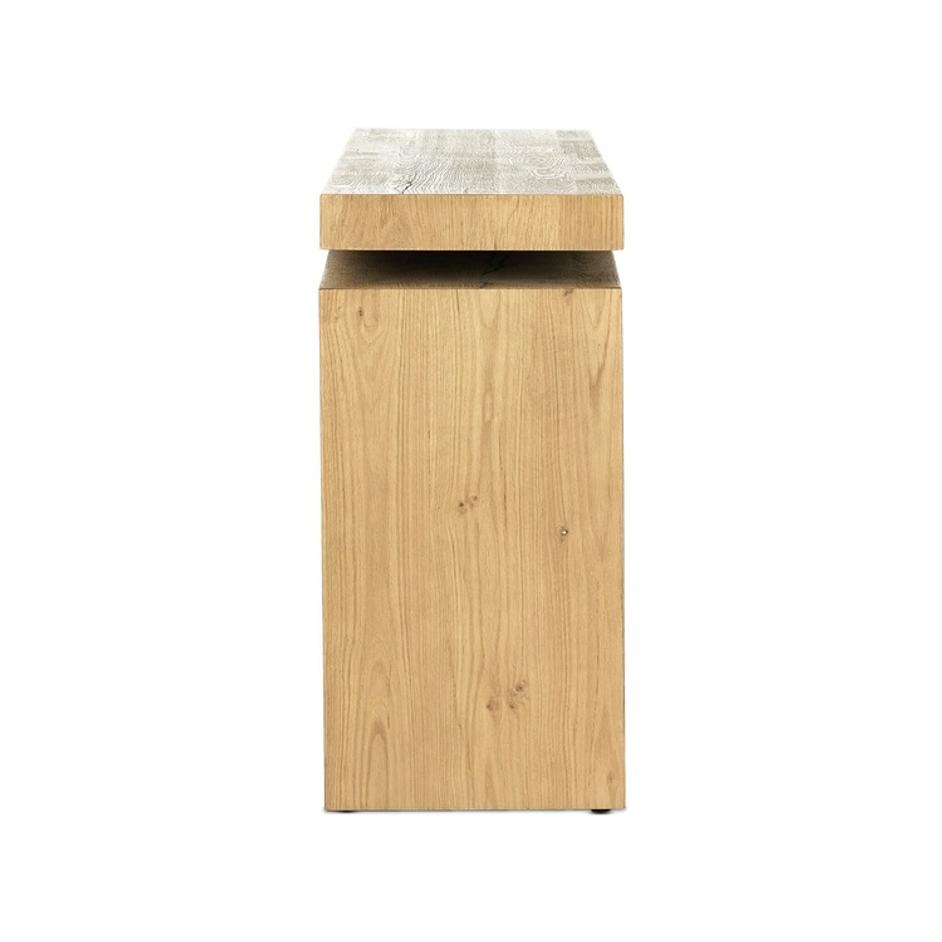 Matthes Console Table - 94" - Worn Oak Veneer by Four Hands