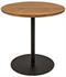 Ford Small Side Table, Gold Teak with Steel Base by Noir Furniture