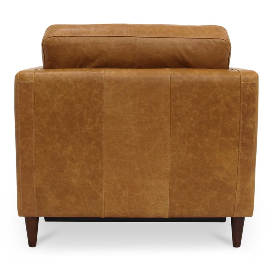 Bridgers Power Recliner Chair Tan Leather by Moes Home