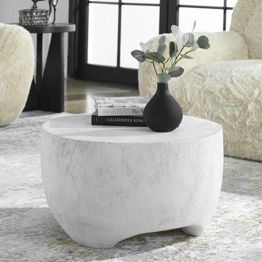 Elevate White Coffee Table by Uttermost