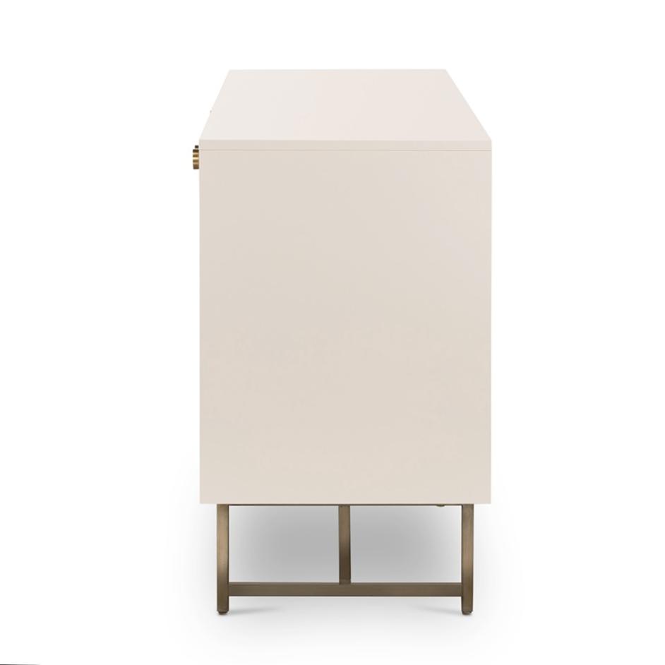 Van Sideboard In Matte Alabaster by FOUR HANDS