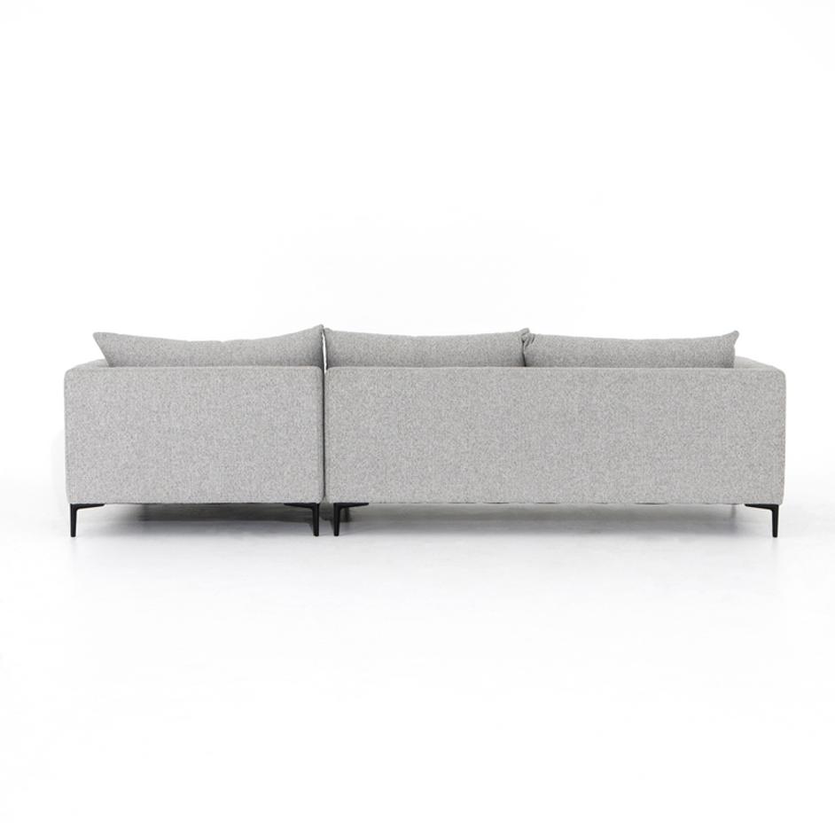 Madeline 2 Pc Sectional Raf Chaise in Lashon Fog by FOUR HANDS