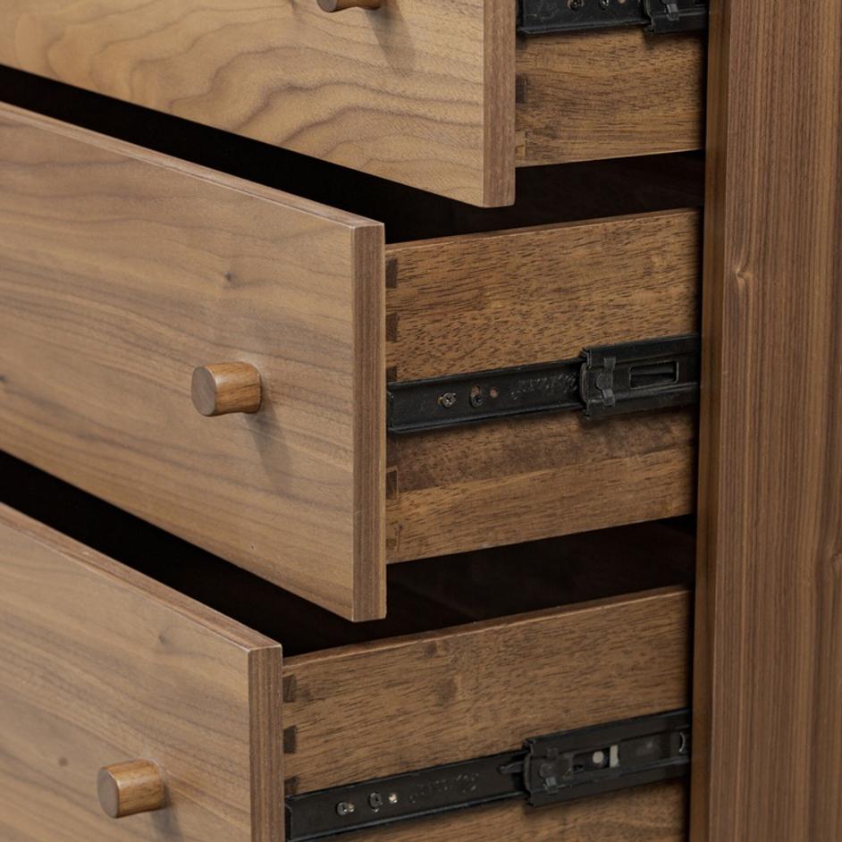 Arturo 9 Drawer Dresser - Natural Walnut Veneer by Four Hands