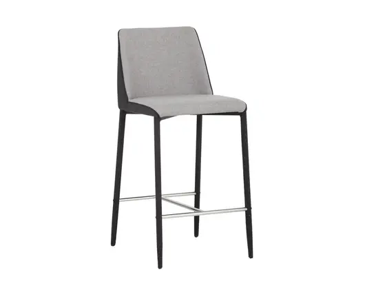 Renee Counter Stool - Armour Grey / Dark Slate by Sunpan