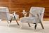 Allure Club Chair, Diva Grey , Stainless Steel Frame by PHILLIPS COLLECTION