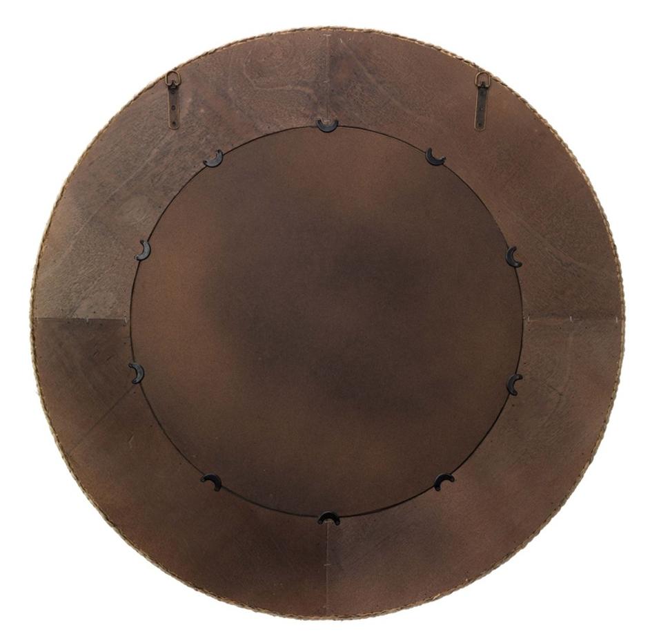 Meadow Seagrass Round Mirror by Jamie Young