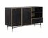 Markwood Sideboard - Brass - Dark Brown by Sunpan