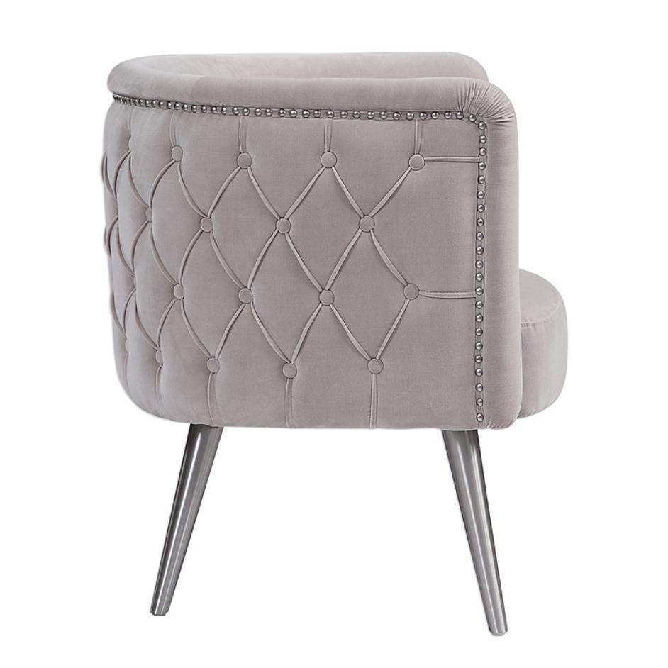 Haider Accent Chair In Champagne by Uttermost