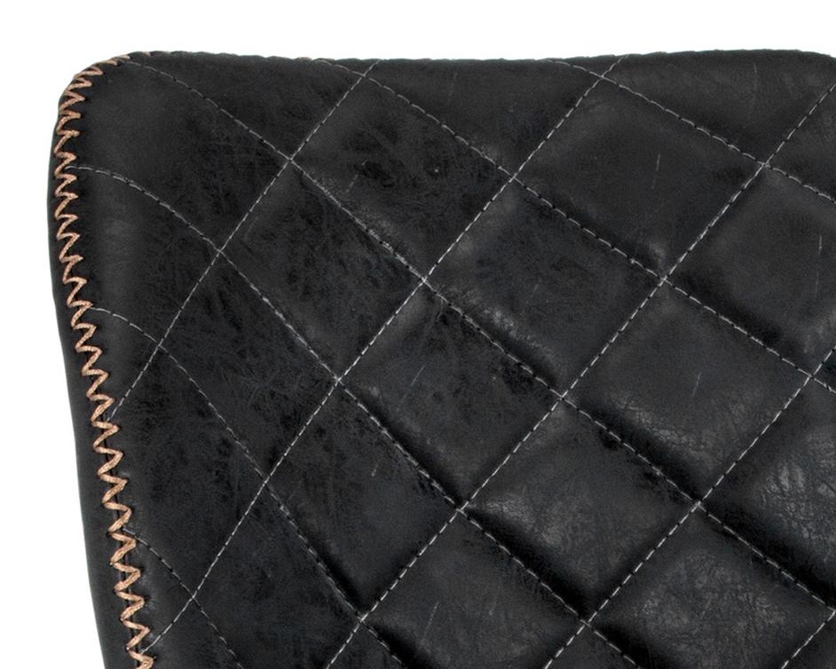 Lyla Dining Chair - Champagne Gold - Antique Black by Sunpan