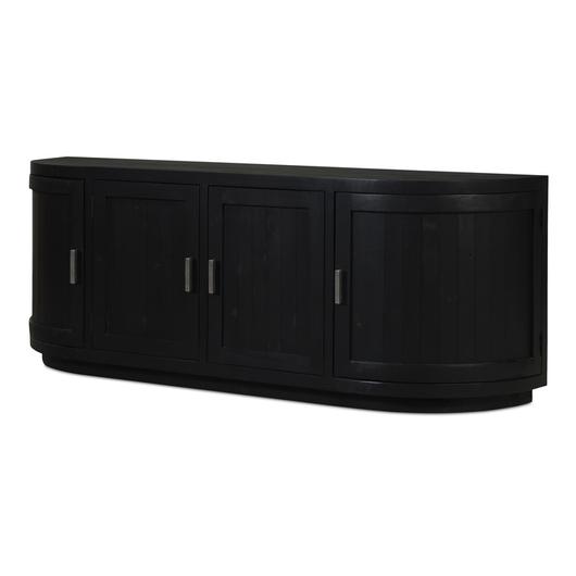 Nicola Media Cabinet Black by Moes Home