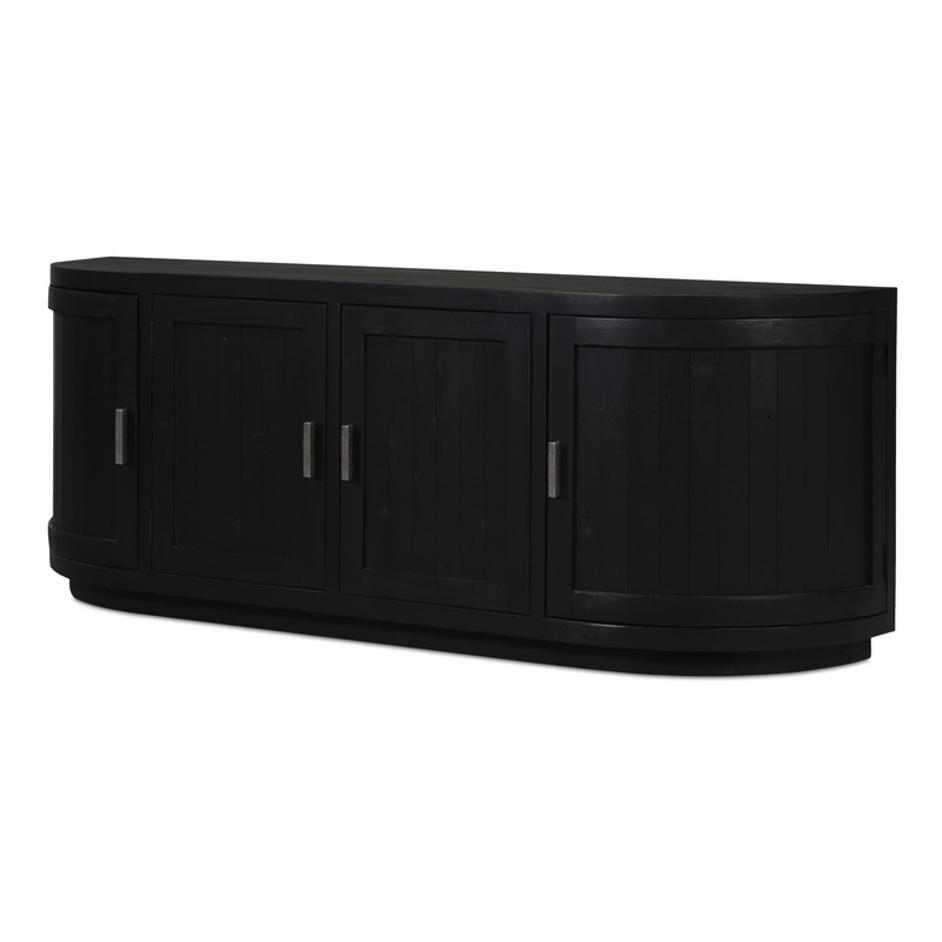 Nicola Media Cabinet Black by Moes Home
