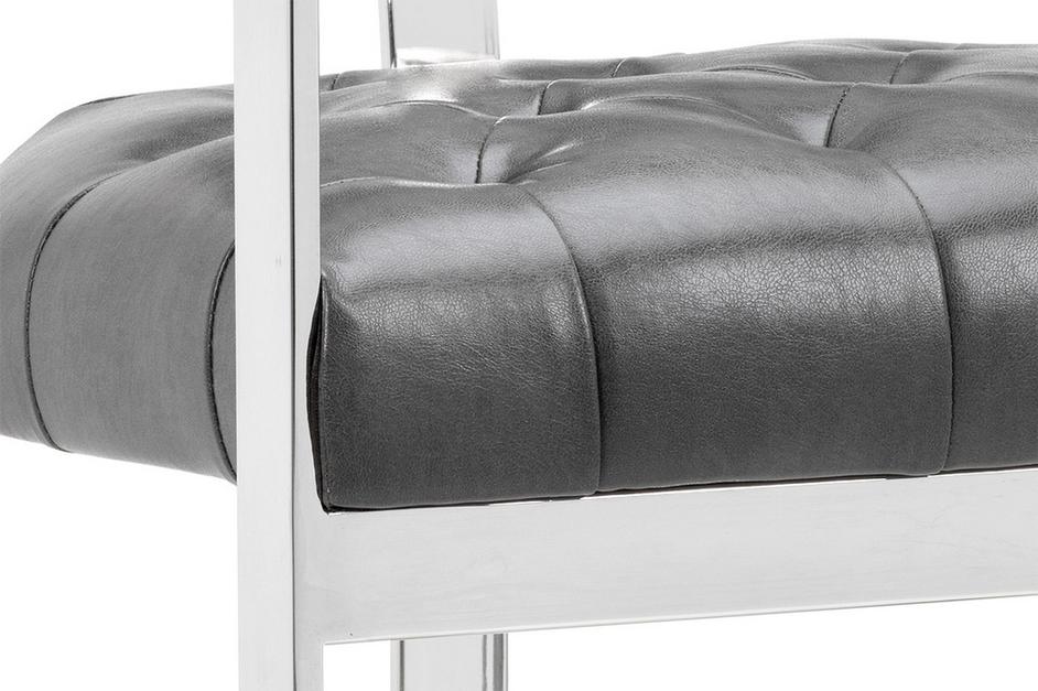 Beaumont Counter Stool - Stainless Steel - Cantina Magnetite by Sunpan