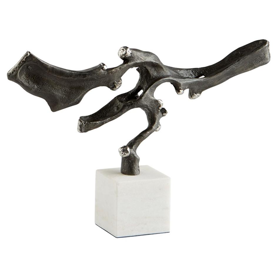 Rivulet Sculpture | Bronze | White by Cyan Design