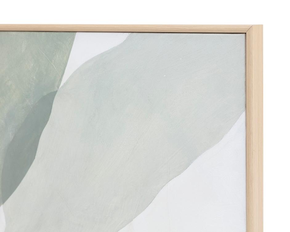 CALM REFLECTION (SET OF 2) - 40" X 50" - NATURAL FLOATER FRAME by Sunpan