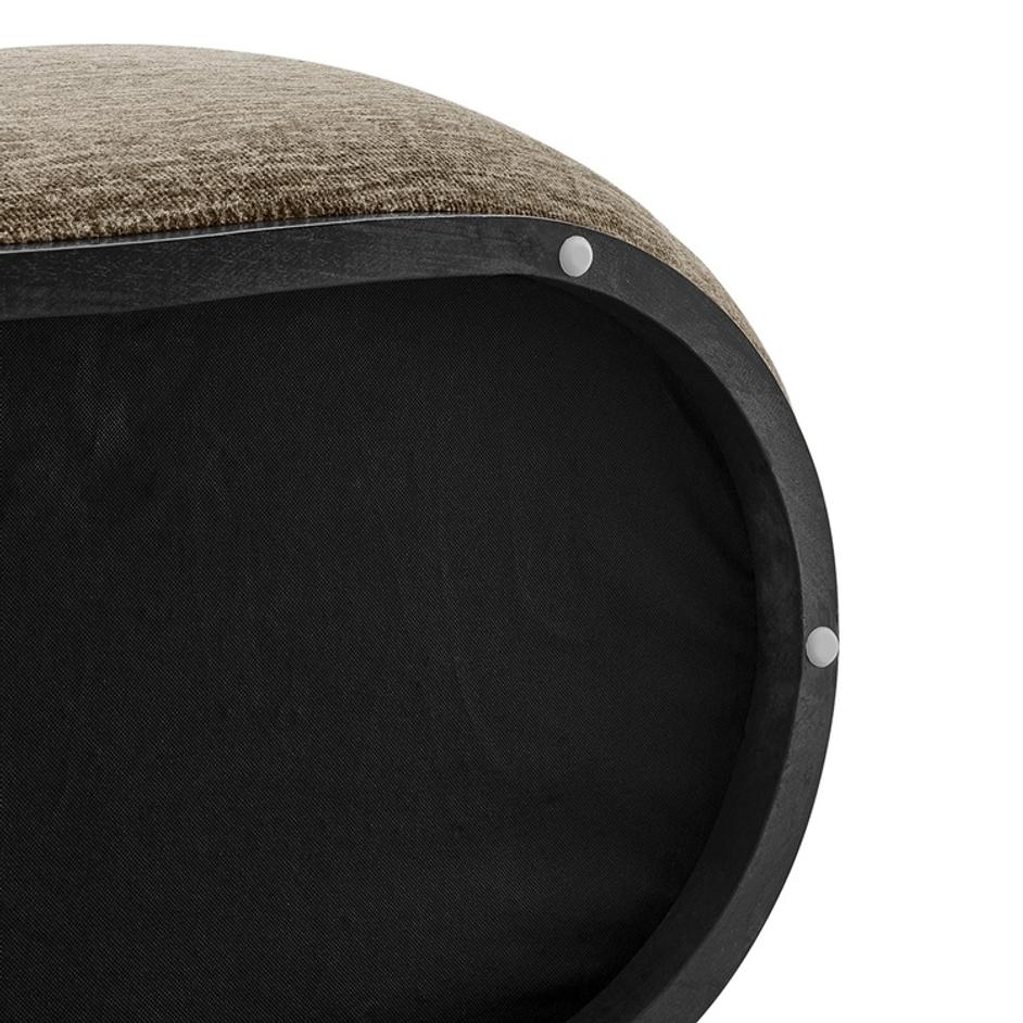 Mandy Fabric Bench, Pasadena Taupe by New Pacific Direct