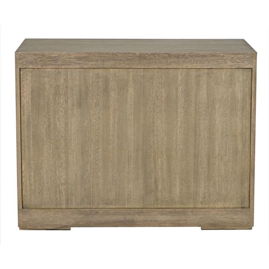 Lego Washed Walnut Sideboard with 3 Drawers by Noir Furniture