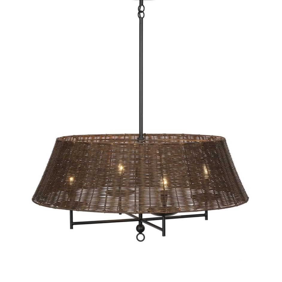 Harwick Chandelier - Jet Black by Four Hands