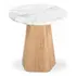 Evelyn Accent Table Ashen Grey Matrix Marble by Moes Home
