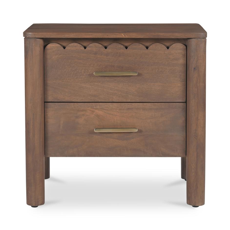 Wiley Nightstand Vintage Brown by Moes Home