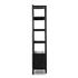 Reza Bookcase - Worn Black Acacia by Four Hands