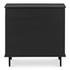 Reagan 3 Drawer Nightstand Black by Moes Home