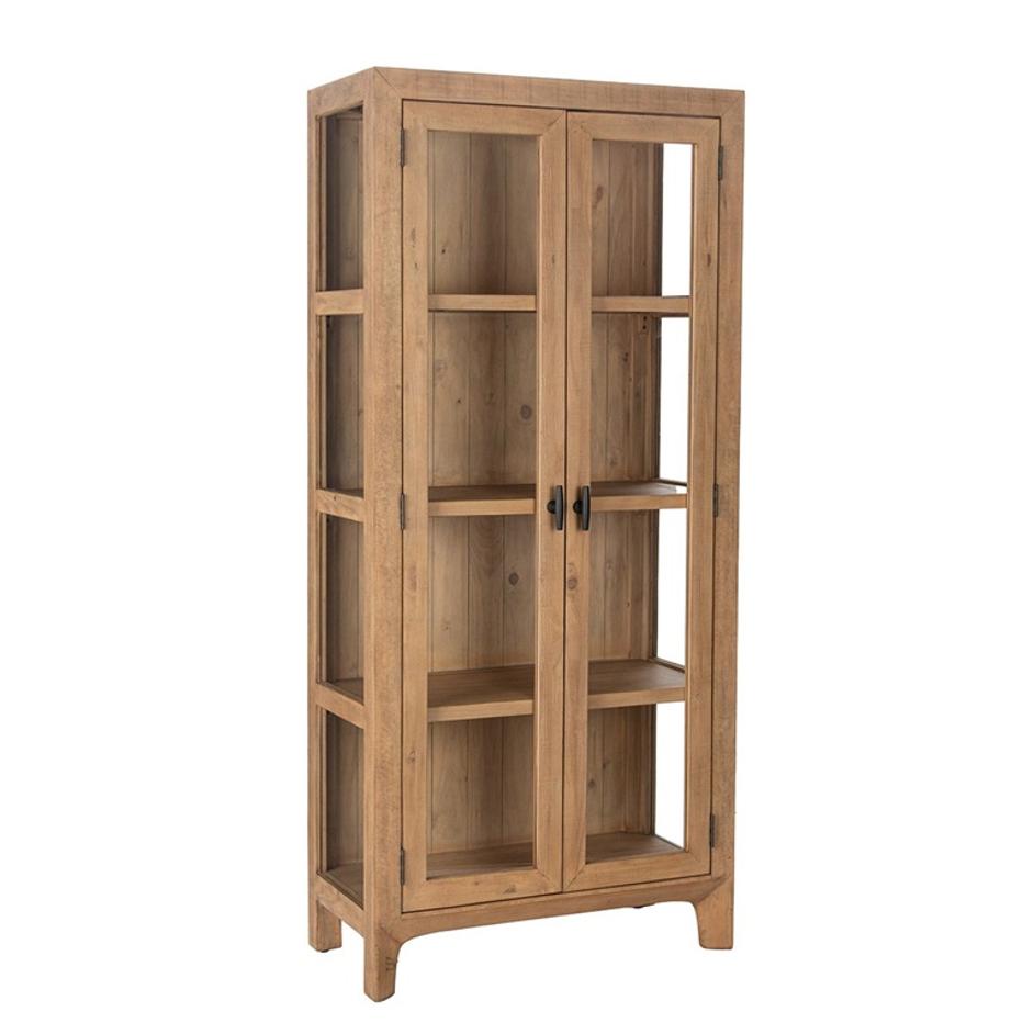 Crest Tall Cabinet Natural by Classic Home