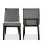 Charlie Dining Chair Dark Grey – Set Of Two by Moes Home