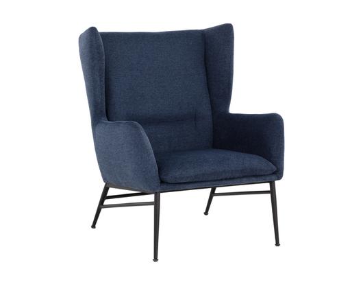 KASEN LOUNGE CHAIR - BELFAST NAVY by Sunpan