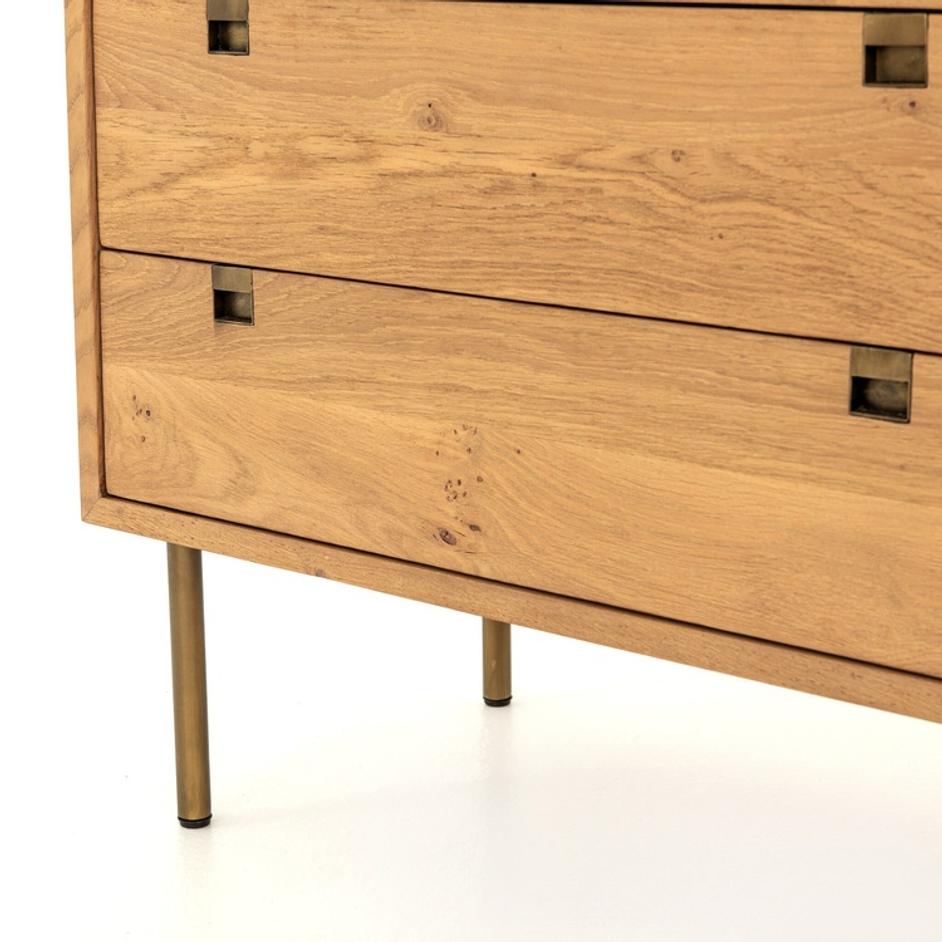 Carlisle 6 Drawer Dresser - Natural Oak by Four Hands