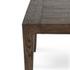 Troy Reclaimed Oak 89" Dining Table Suede Brown by Classic Home