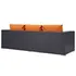 Minerva Outdoor Patio Sofa In Espresso Orange by Modway Furniture