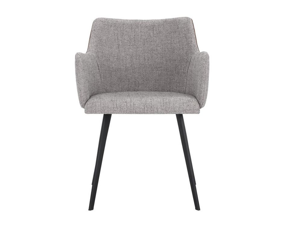 Griffin Dining Chair - November Grey / Bravo Cognac by Sunpan