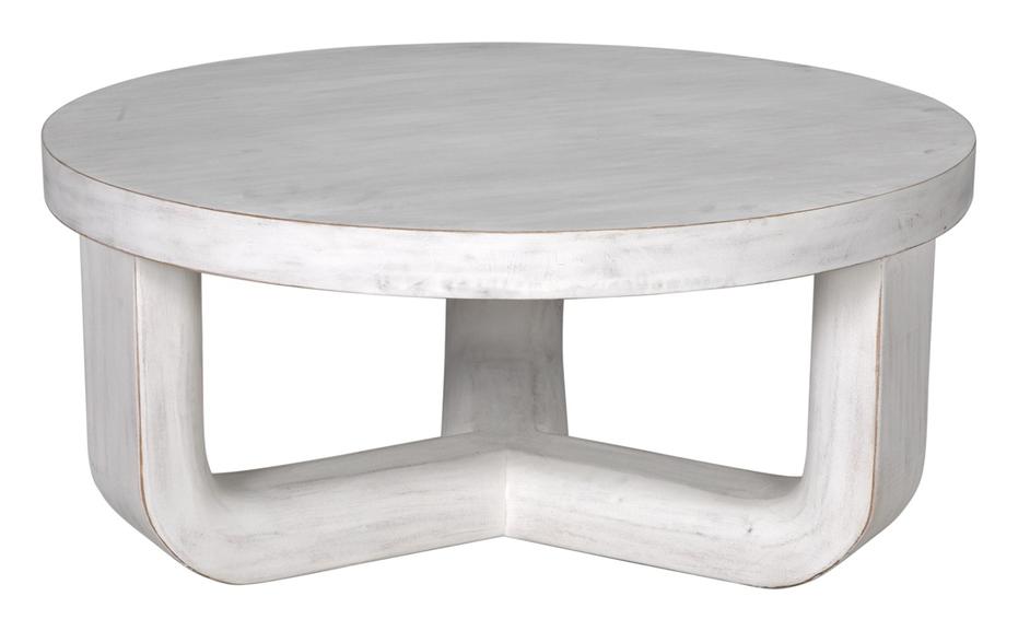 Joel Coffee Table, White Wash by Noir Furniture