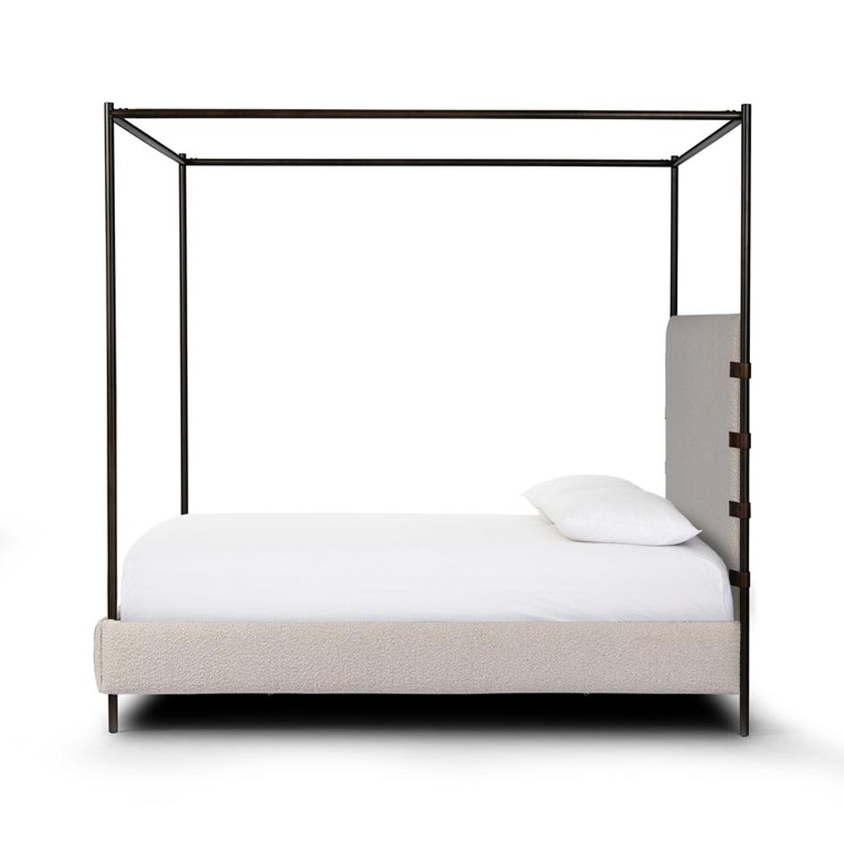 Anderson Canopy King Bed - Knoll Natural by Four Hands