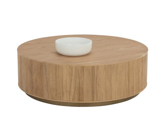 KALLA COFFEE TABLE - RUSTIC OAK by Sunpan