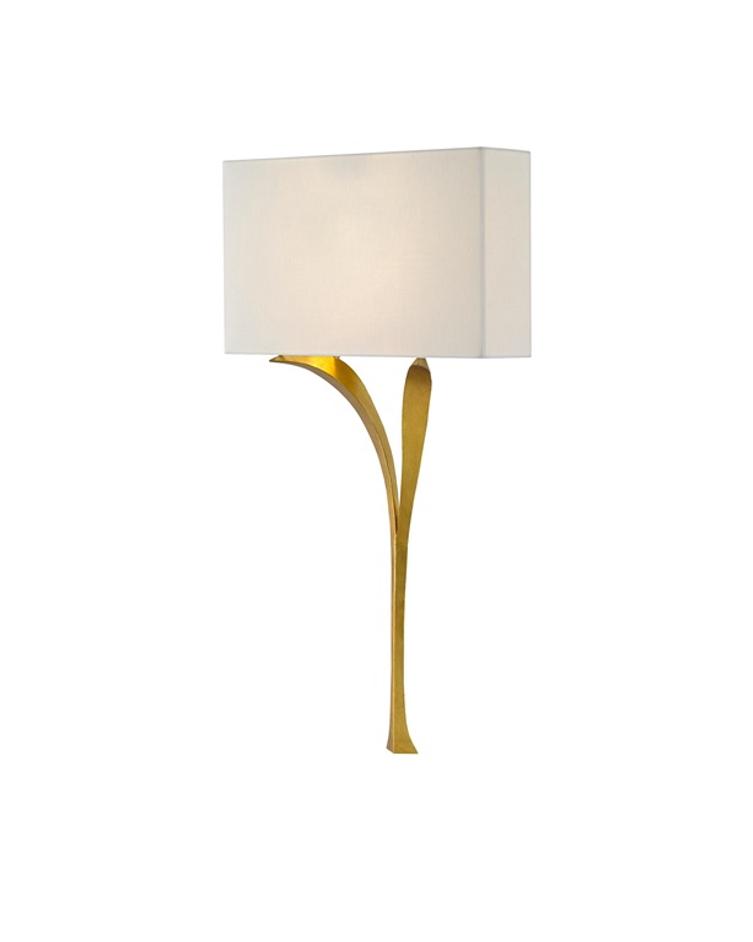 Choisy Wall Sconce In Antique Gold Leaf by Currey & Company