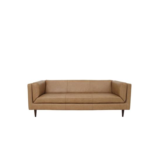 Woods Sofa Tan Leather by Moes Home