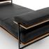 Kennon Chaise in Sonoma Black by FOUR HANDS