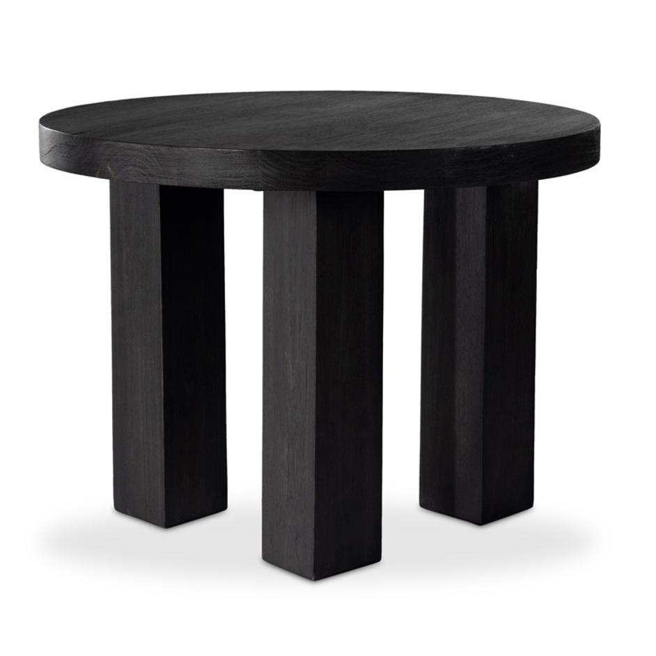 Mesa End Table - Ebony Parawood by Four Hands