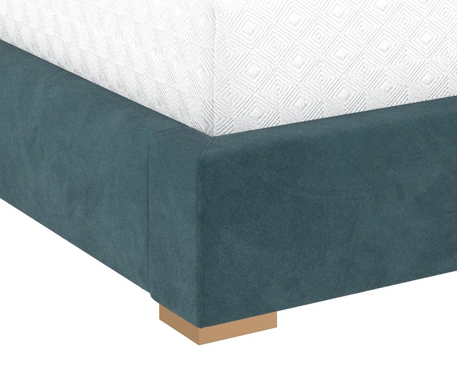 ALISHA BED - KING - MEG DUSTY TEAL by Sunpan