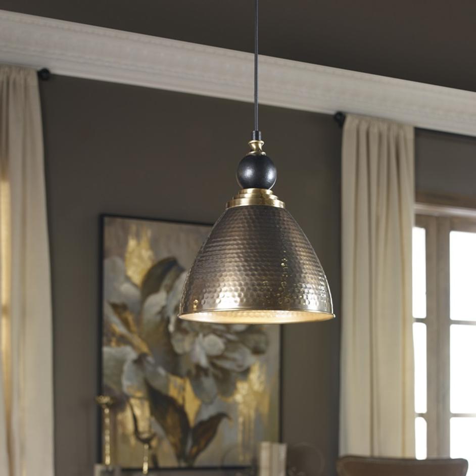 Adastra 1 Light Antique Brass Pendant by Uttermost