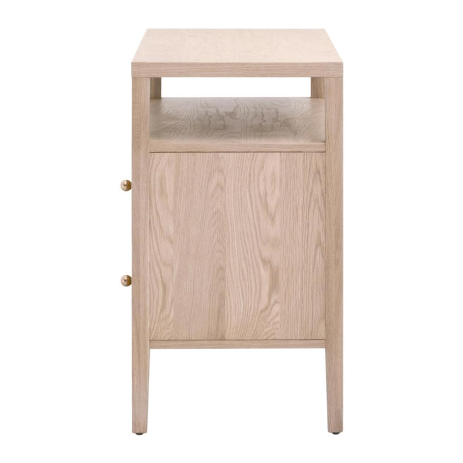 Highland Open Shelf, 2-Drawer Nightstand by Essentials For Living