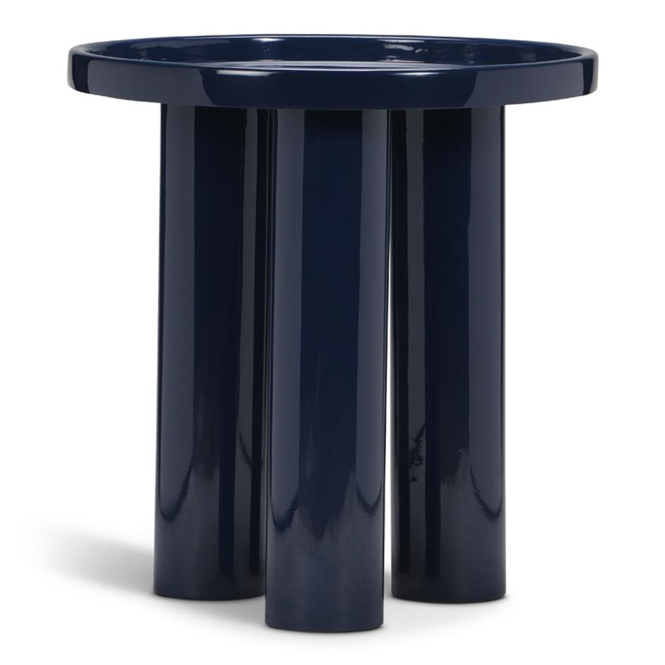 Sofia Enamel Table - Navy by Urbia Imports
