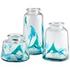 Small Tahoe Vase in Blue/Clear by Cyan Design