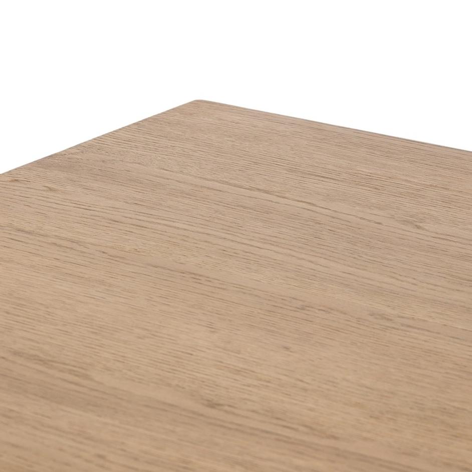 Indie Dining Table In Light Weathered Oak And Light Weathered Oak Veneer by Four Hands