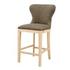 Dorsey Fabric Counter Stool, Pasadena Taupe by New Pacific Direct