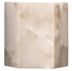 Borealis 1-Light Alabaster Hexagon Wall Sconce by Jamie Young