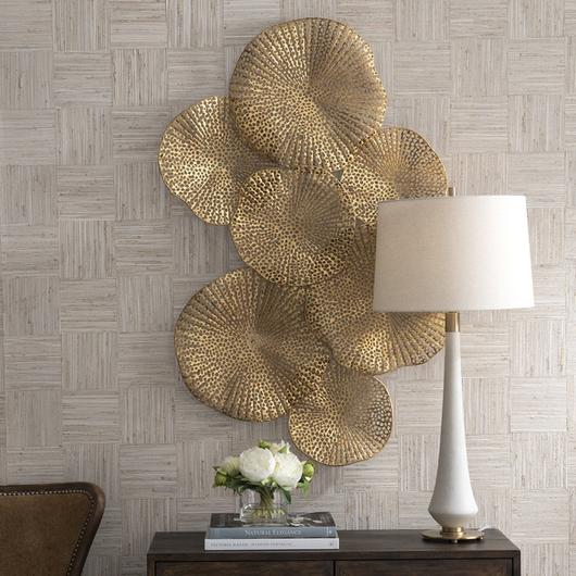 Ripley Gold Metal Wall Art by Uttermost