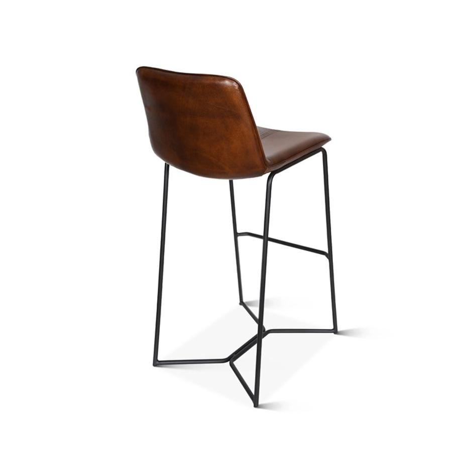 Morgan Bar Chair, Hand Washed Chestnut by Home Trends & Design