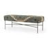 Avery I 55L x 17W Multi Colored Upholstered Patterned Seat Accent Bench by Mercana